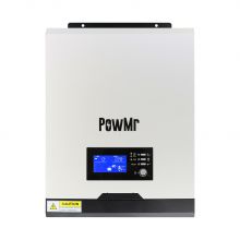 PowMr 3000W 内置 MPPT 高频逆控一体机 LCD显示屏纯正弦波逆变器